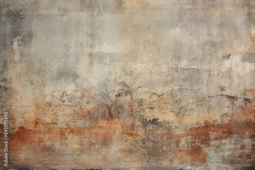 Wallpaper Mural Processed collage of dirty brown concrete wall surface texture. Background for banner, backdrop Torontodigital.ca