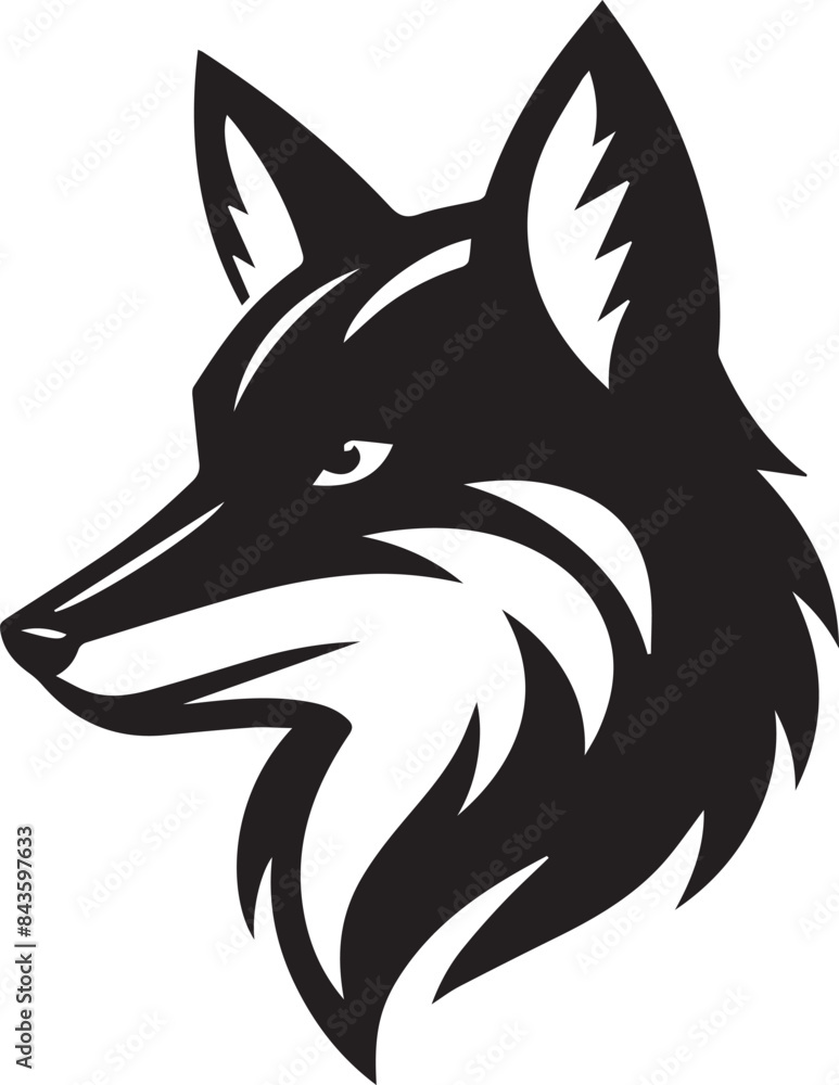 fox head vector fox head vector