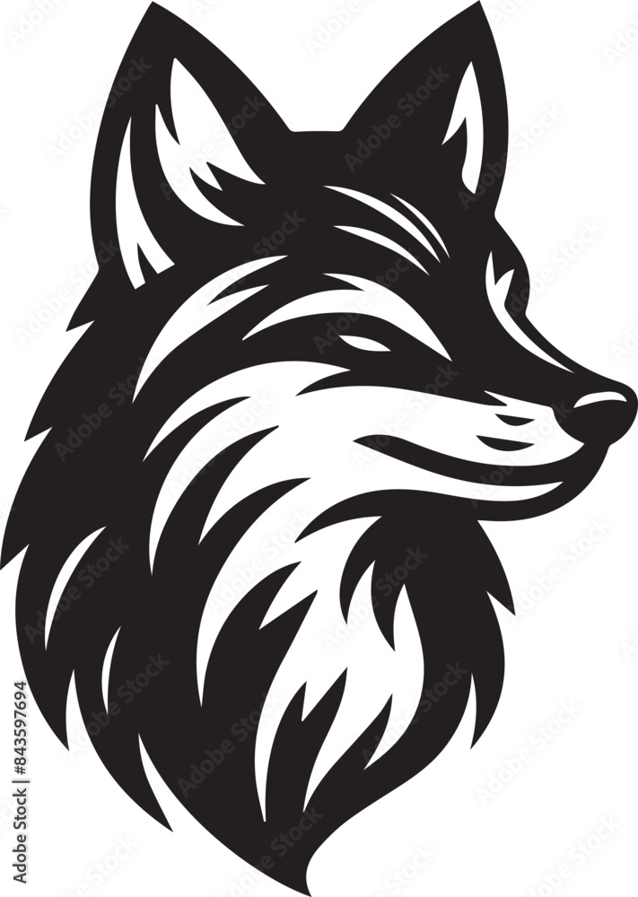 fox head vector fox head vector