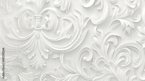 white seamless pattern wallpaper
