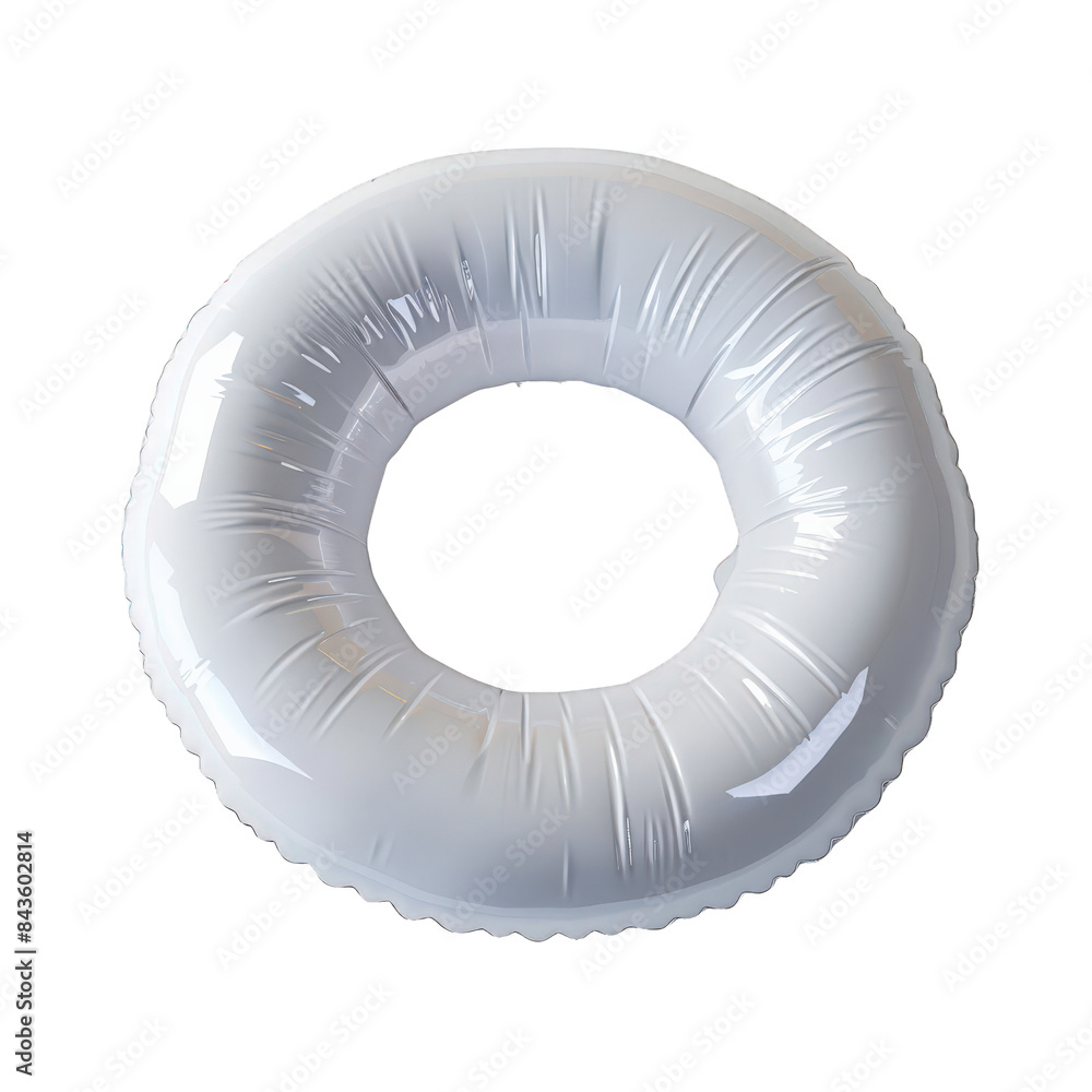 Durable White Inflatable Pool Swim Ring for Swimming, Beach, and Relaxation Durable White Inflatable Pool Swim Ring for Swimming, Beach, and Relaxation