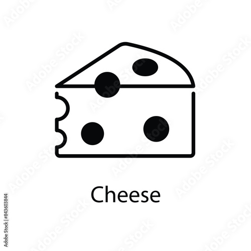 Cheese vector icon