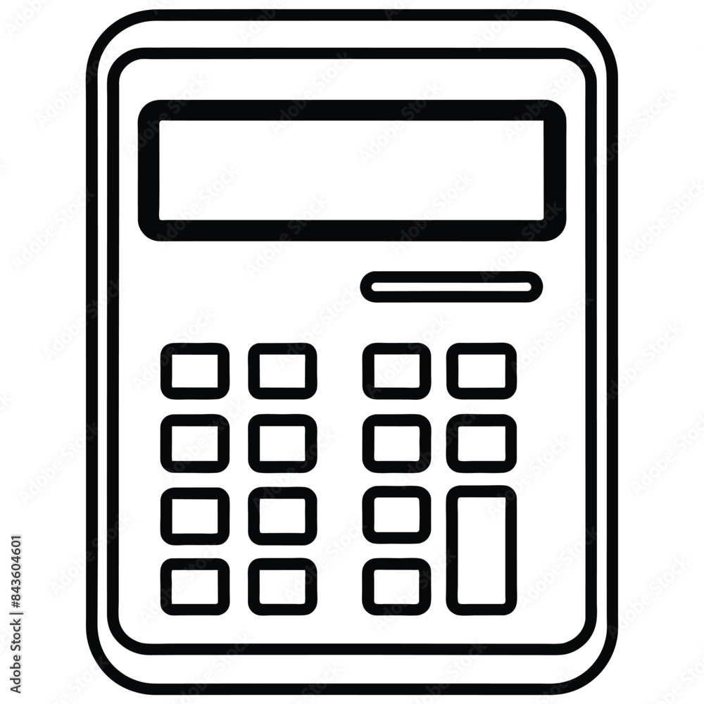 PSD office calculator icon ON WHITE BACKGROUND PSD office calculator icon ON WHITE BACKGROUND