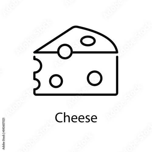 Cheese vector icon
