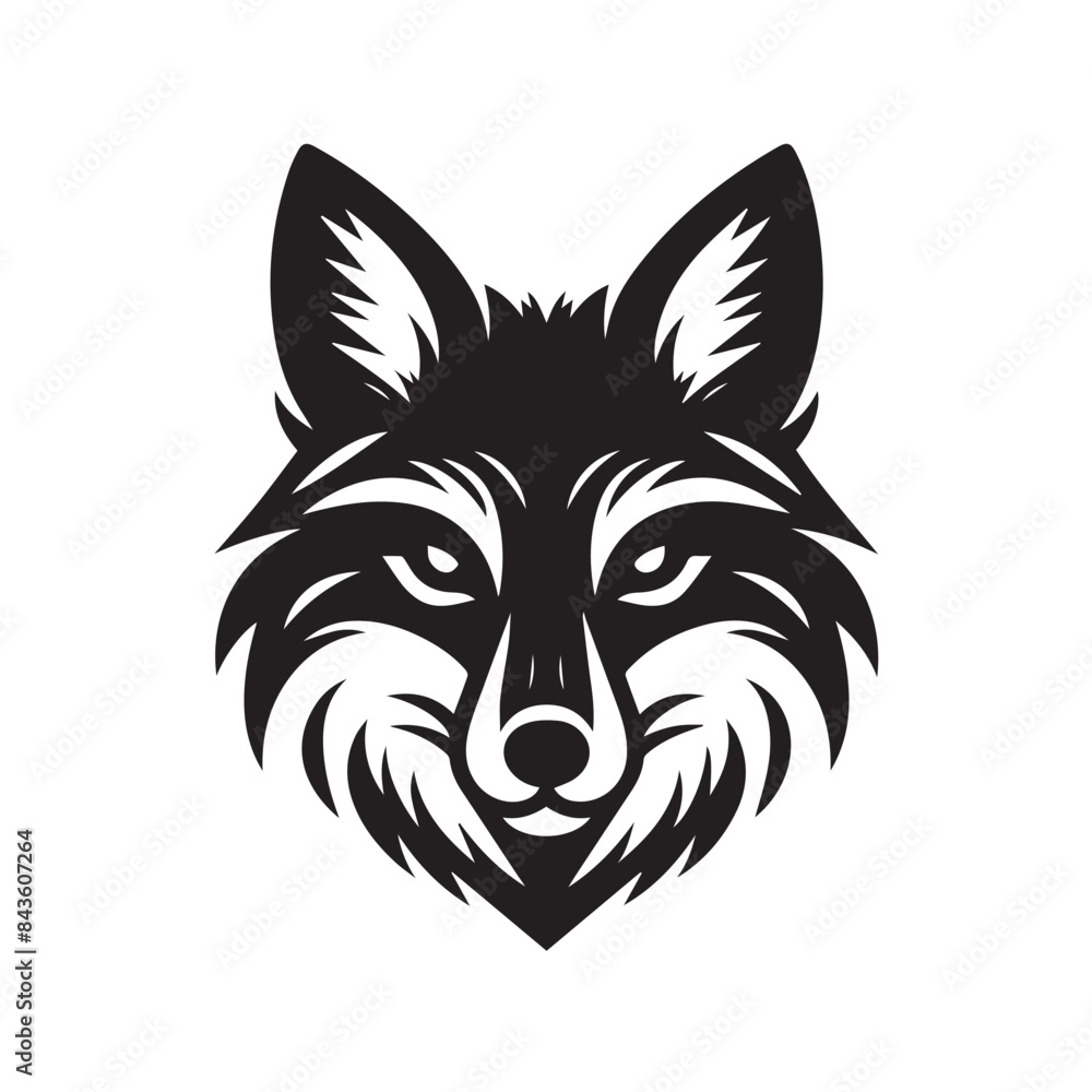 fox head vector fox head vector