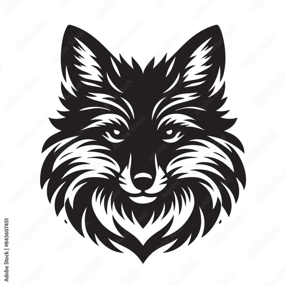 fox head vector fox head vector
