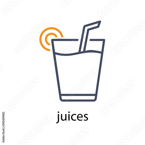 juices vector icon