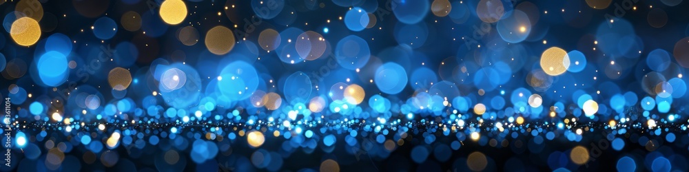 3D background blue with glowing lights. 3D background blue with glowing lights.