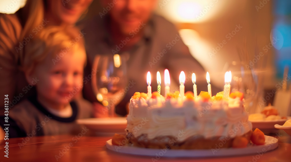 Tender Family Moments: Parents and Child Celebrate a Birthday at Home, Reflecting on How Quickly They Grow with Cake and Candles.
Tender Family Moments: Parents and Child Celebrate a Birthday at Home, Reflecting on How Quickly They Grow with Cake and Candles.