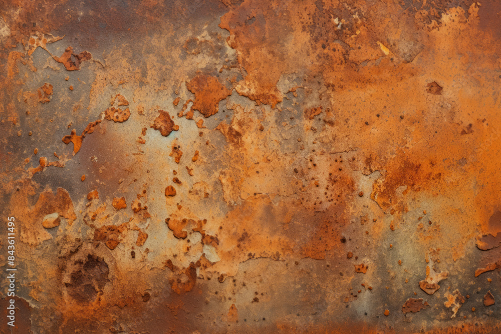 Processed collage of old rust metal wall surface texture. Background for banner, backdrop Processed collage of old rust metal wall surface texture. Background for banner, backdrop