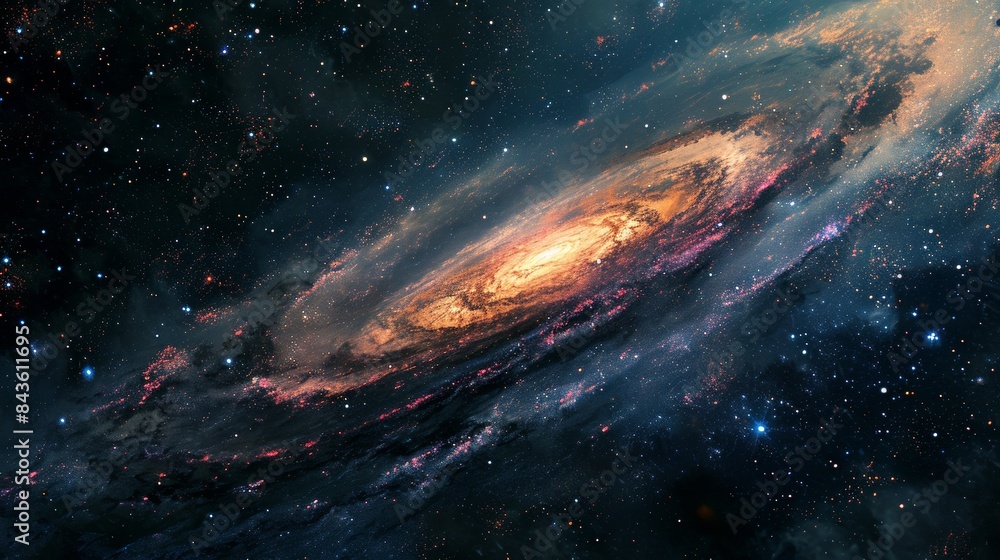 Obraz premium Galaxy Background