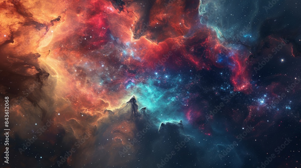 Obraz premium Galaxy Background