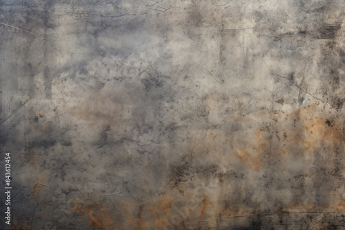 Processed collage of old rusty metal sheet texture in daylight. Background for banner