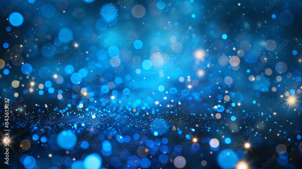 3D background blue with glowing lights. 3D background blue with glowing lights.