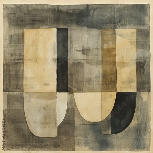 Abstract minimalist nordic vibrant wallpaper, design, decor style that captures the essence of art, with bold brushstrokes and a dynamic color palette that evokes a sense of passion and creativity