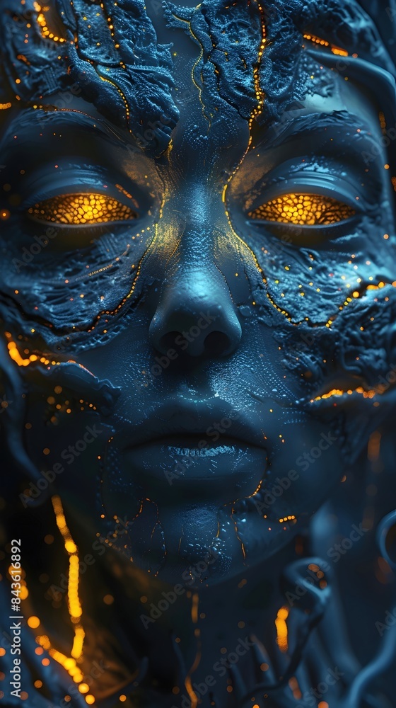 Surreal Alien-Inspired Biomorphic Shapes with Bioluminescent Accents in Dreamlike Abstract Visual Style Surreal Alien-Inspired Biomorphic Shapes with Bioluminescent Accents in Dreamlike Abstract Visual Style