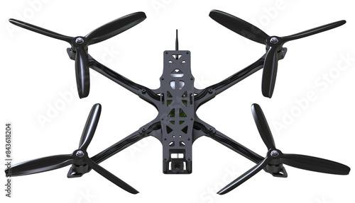 FPV racing drone with carbon frame