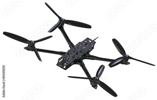 FPV racing drone with carbon frame