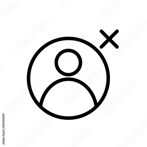 Fake Account Icon, Ideal for Cybersecurity and Social Media Illustrations