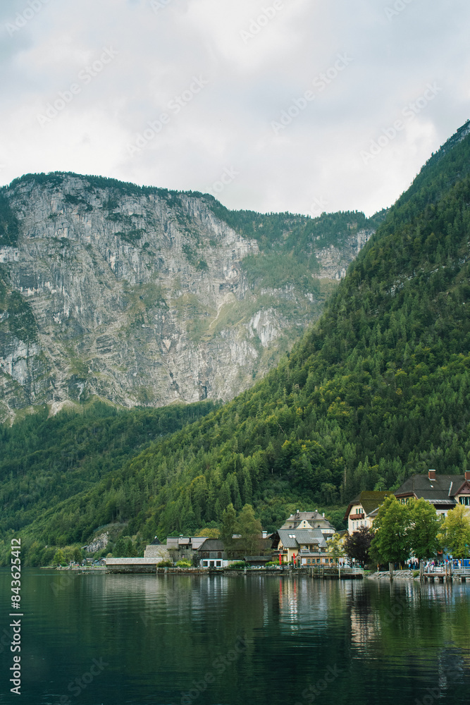 Fototapeta premium lake and mountains