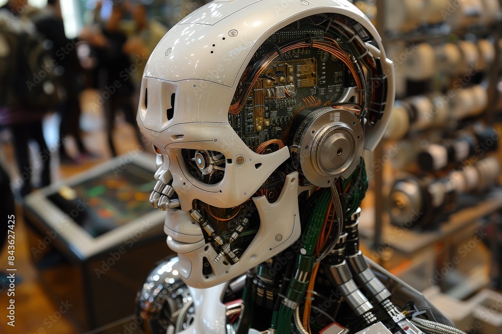 Intricate Design of a Robotic Head Intricate Design of a Robotic Head