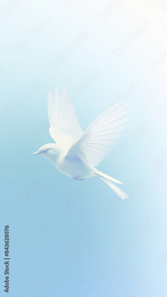 Blurred gradient white bird animal blue wildlife. Blurred gradient white bird animal blue wildlife.