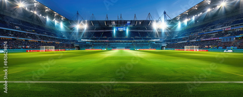 Wallpaper Mural Soccer stadium field, soccer background Torontodigital.ca
