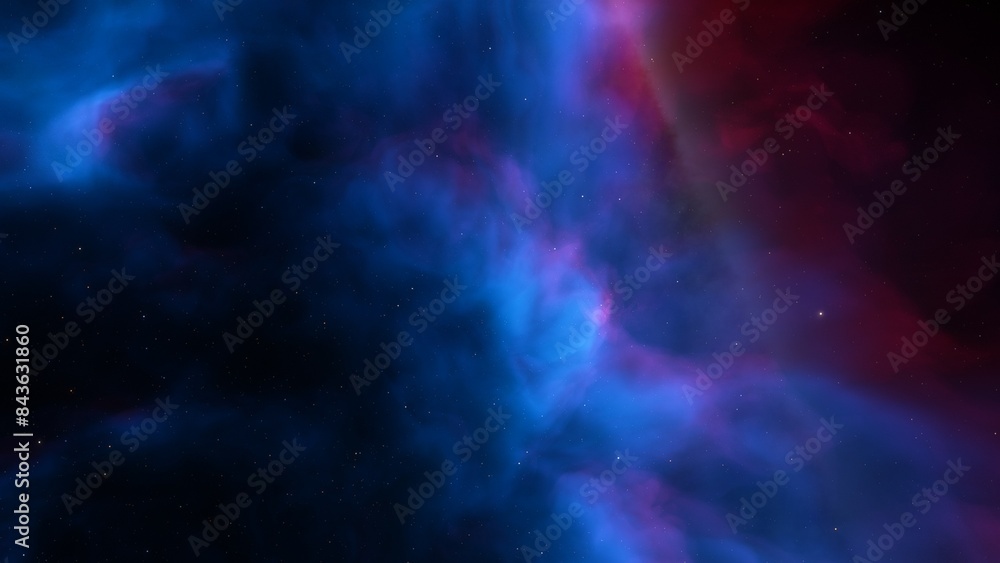 Fototapeta premium Colorful space galaxy cloud nebula. Stary night cosmos. Universe science astronomy. Supernova background wallpaper 