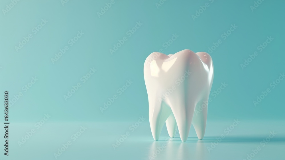 3D model of a single tooth 3D model of a single tooth