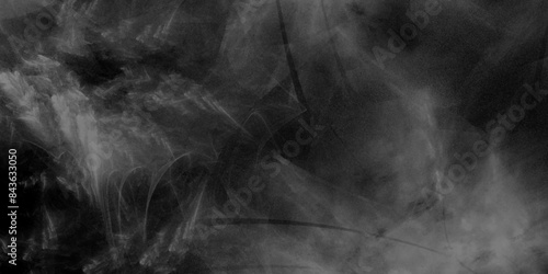 Abstract smoke texture over black. Steam explosion special effect. White smoke or fog isolated on black background panorama. Realistic fog and mist effect on dark background. grunge texture and dark.
