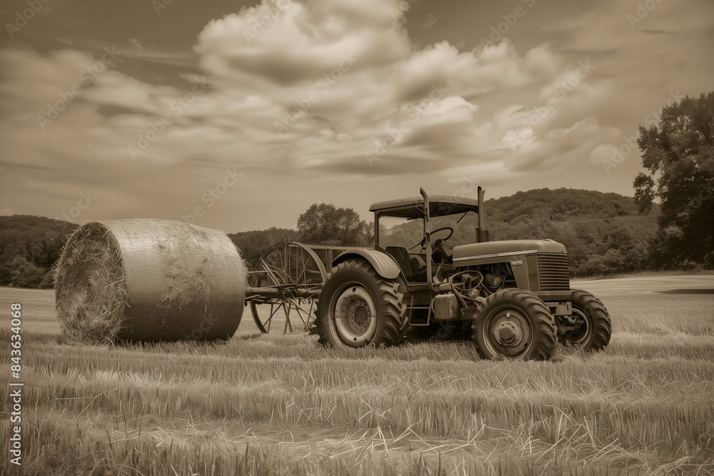 Obraz premium Farm equipment