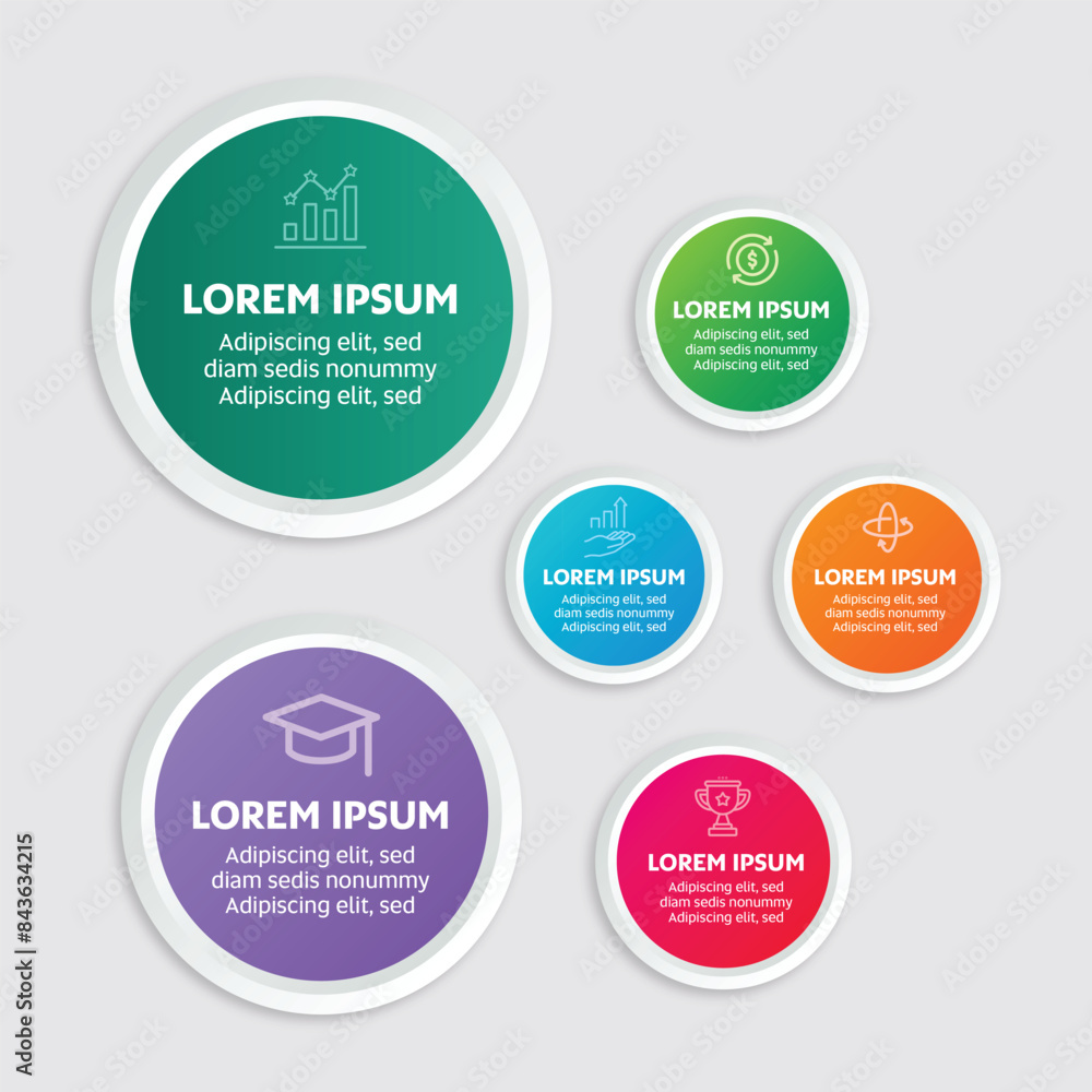 Modern Colorful Infographic Steps Modern Colorful Infographic Steps