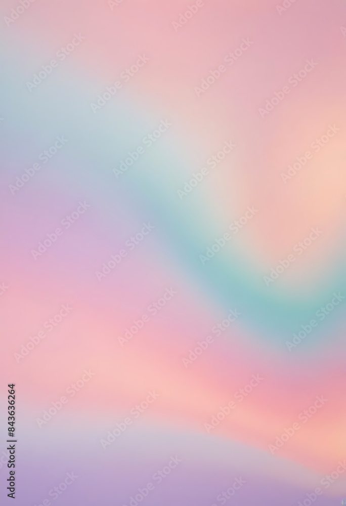 Obraz premium Fluid pastel colors creating a dreamy effect.