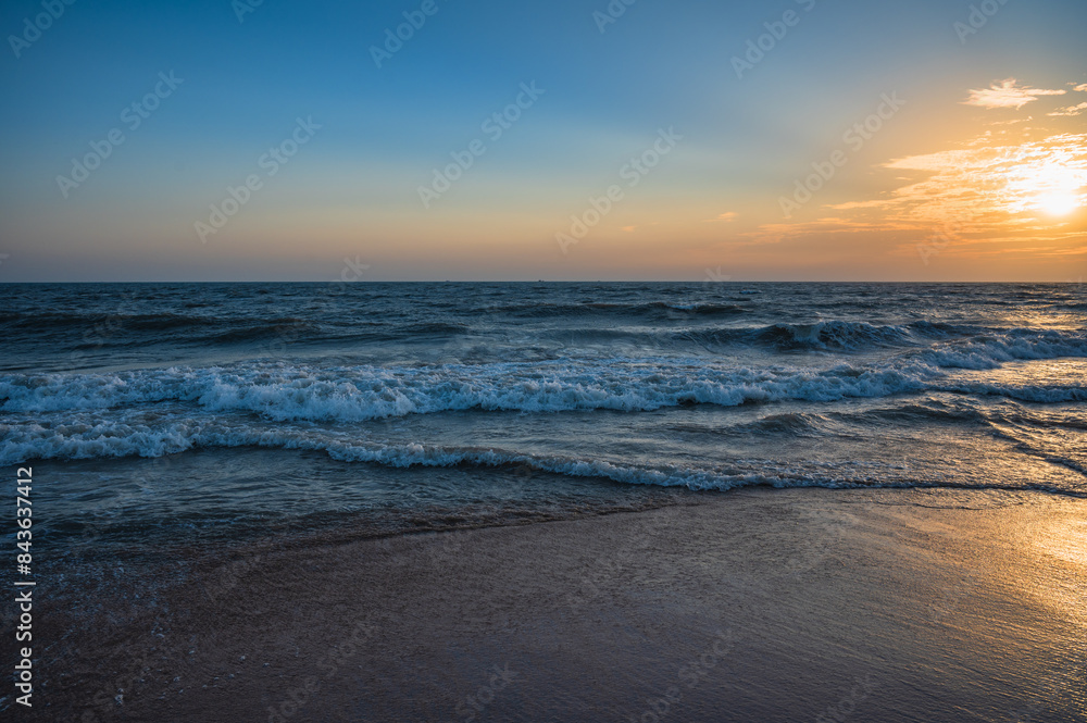 Beautiful clean golden beach of Madhavpur, Gujrat, India. Beautiful clean golden beach of Madhavpur, Gujrat, India.