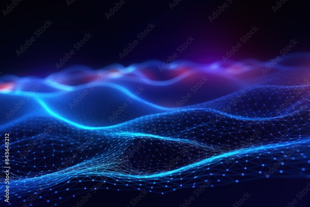 Obraz premium Futuristic abstract mesh background backgrounds pattern light.