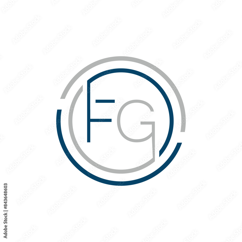Luxury letter FG logo design.Royal premium letter FG logo design vector template Luxury letter FG logo design.Royal premium letter FG logo design vector template