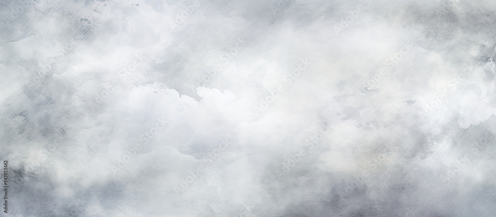Fototapeta premium Gray paper watercolor texture background. copy space available