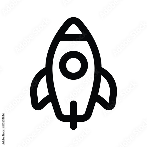 Get your hands on this creatively design icon of startup, concept of business launching