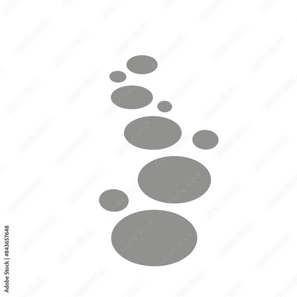 Stone path vector Stone path vector