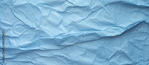 Wallpaper Mural blue crumpled paper texture background. copy space available Torontodigital.ca