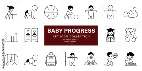 Kids development education icon vector design