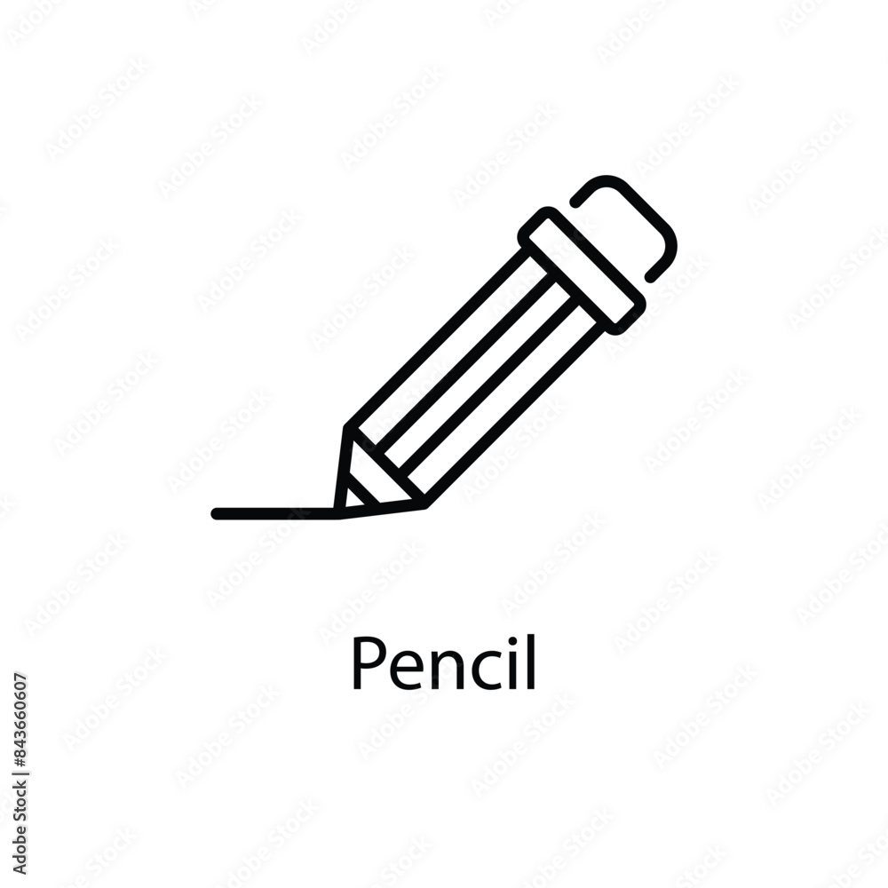Pencil vector icon Pencil vector icon