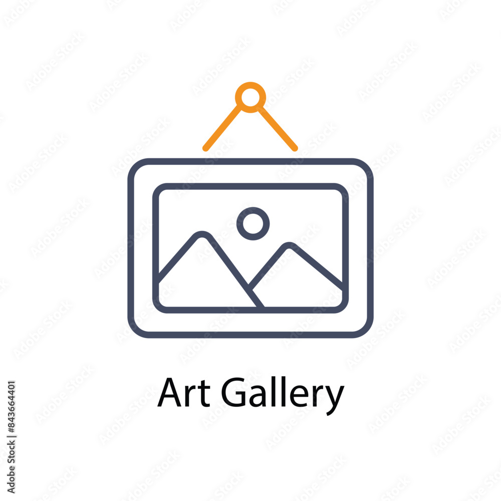 Art Gallery vector icon