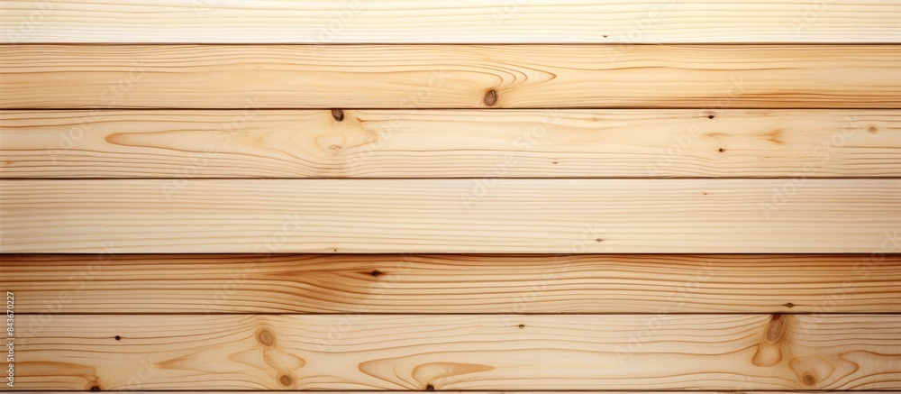 Fototapeta premium Wood boards on a white background. copy space available