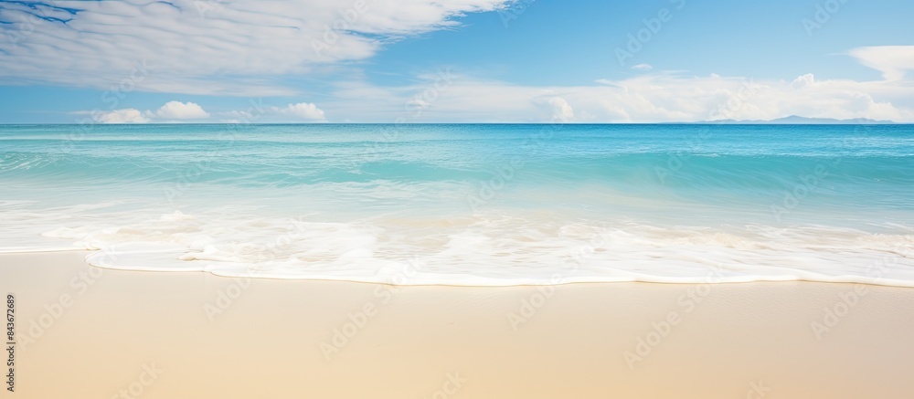 Obraz premium Sand beach background. copy space available