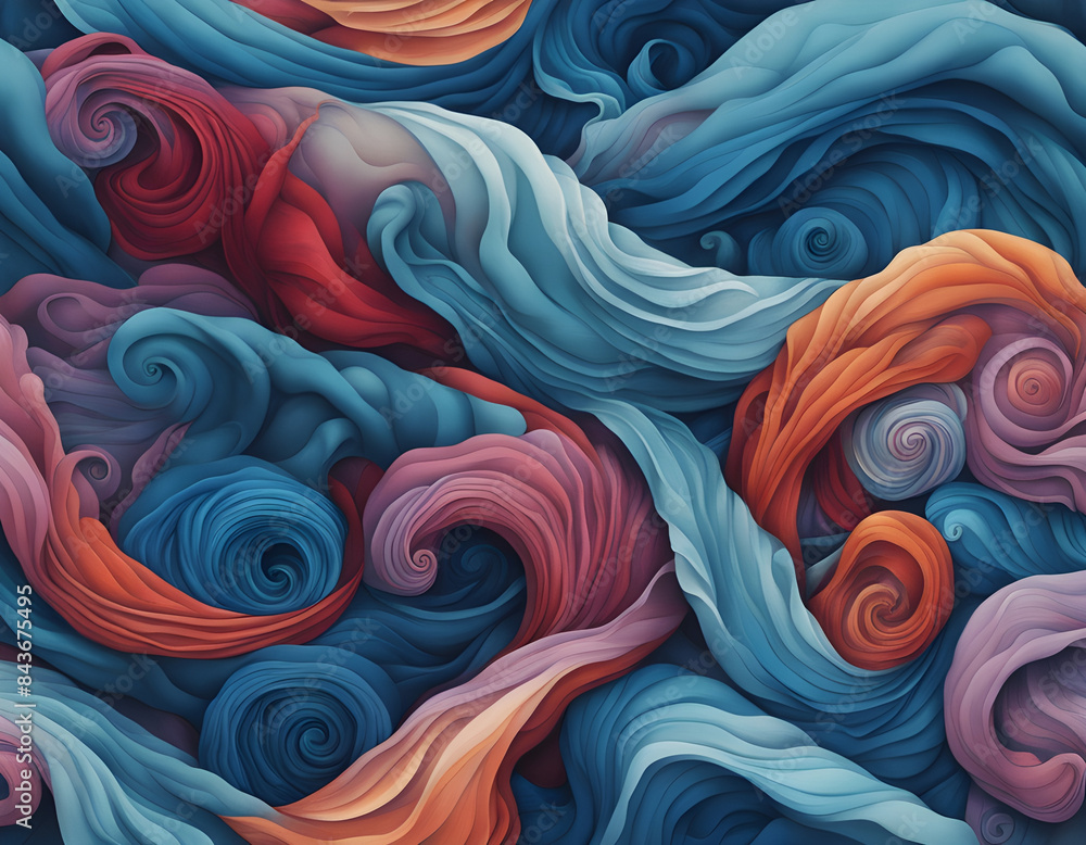 Fototapeta premium swirl fabric