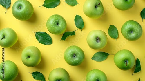 Wallpaper Mural Industrial harvesting of juicy green apple Torontodigital.ca