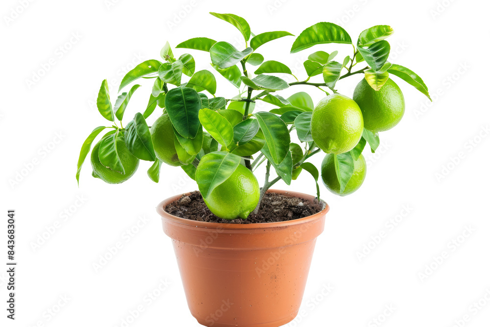 Fresh Green Lemon Tree in a Rustic Terracotta Pot Isolated on White Background - Vibrant Citrus Plant with Glossy Leaves and Ripe Lemons - Perfect for Gardening, Home Decor, and Organic Farming Fresh Green Lemon Tree in a Rustic Terracotta Pot Isolated on White Background - Vibrant Citrus Plant with Glossy Leaves and Ripe Lemons - Perfect for Gardening, Home Decor, and Organic Farming