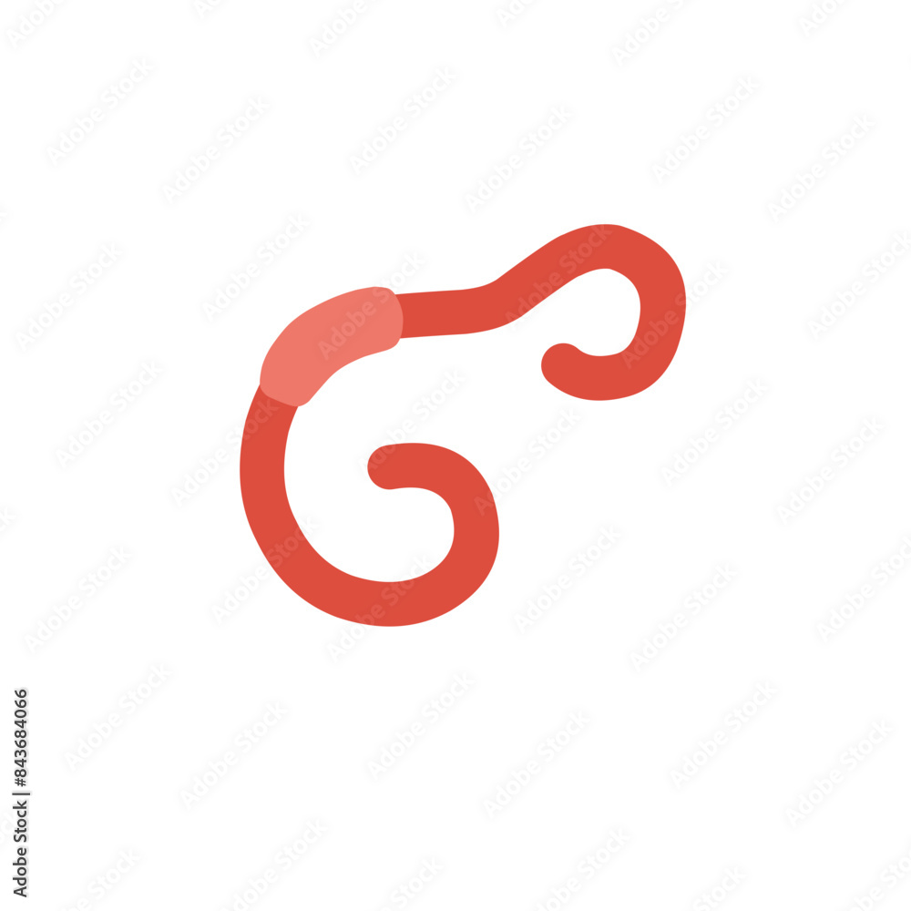 red worm vector red worm vector