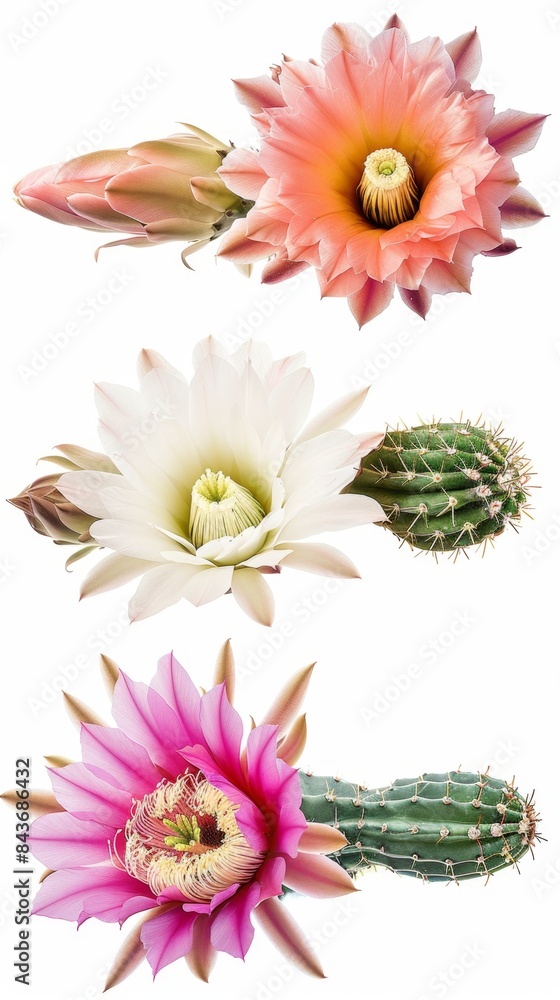 Exquisite NightBlooming Cacti Queen of the Night, San Pedro, and Moon(05)